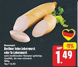 Berliner feine Leberwurst von Bauerngut für 1,49 € bei E center im Angebot Berliner feine Leberwurst von Bauerngut im aktuellen E center Prospekt