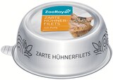 Katzennassfutter Zarte Hühnerfilets von ZooRoyal im aktuellen ZooRoyal Prospekt für 8,01 €