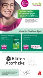 mea - meine apotheke Prospekt für Leverkusen: "Unsere August-Angebote", 4 Seiten, 01.08.2025 - 31.08.2025
