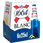 Bière blanche - 1664 en promo chez Carrefour Market Sarcelles à 5,15 €