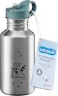 Trinkflasche Kinder Edelstahl/grün Angebote von babylove bei dm-drogerie markt Neumünster für 7,95 €
