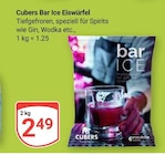 Bar Ice Eiswürfel Angebote von Cubers bei GLOBUS Duisburg für 2,49 €