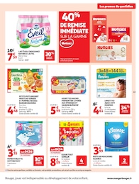 Prix et réduction Culottes Bébé Couches dans le prospectus Auchan Hypermarché en cours Offre Culottes Bébé Couches dans le catalogue Auchan Hypermarché du moment à la page 43