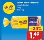 Sandwich Angebote von Golden Toast bei Netto Marken-Discount Trier für 1,49 €