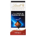 Tablette de chocolat noir - LINDT EXCELLENCE en promo chez Carrefour Annemasse à 4,75 €
