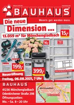 BAUHAUS Prospekt für Asendorf mit 20 Seiten BAUHAUS Prospekt für Asendorf: "Neueröffnung in Mönchengladbach", 20 Seiten, 04.08.2021 - 20.08.2021