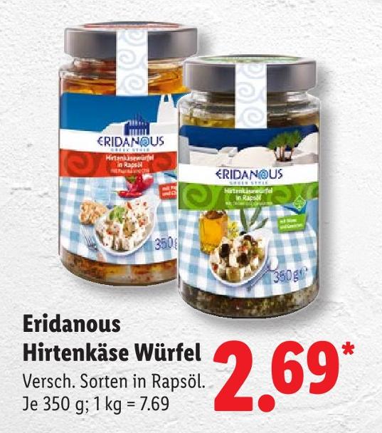 Hirtenkäse Würfel