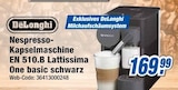 Nespresso-Kapselmaschine EN 510.B Lattissima One basic schwarz Angebote von DeLonghi bei expert Hamm für 169,99 €