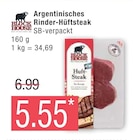 Argentinisches Rinder-Hüftsteak von  im aktuellen Marktkauf Prospekt für 5,55 €