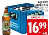 EDEKA - Lagerbier Hell Angebot im Prospekt Lagerbier Hell bei EDEKA im Prospekt "" für 16,99 €