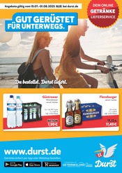 Aktueller Durst.de Prospekt mit Mineralwasser, "Du bestellst. Durst liefert.", Seite 1