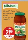 Pasta Sauce im V-Markt Prospekt Pasta Sauce von Miracoli im aktuellen V-Markt Prospekt für 2,99 €