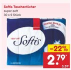 Taschentücher von Softis im aktuellen Netto Marken-Discount Prospekt für 2,79 €
