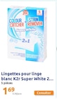 Lingettes pour linge blanc super white 2in1 - K2r en promo chez Action Rennes à 1,69 €