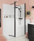 Paroi de douche à l’italienne avec volet Ledava larg. 80 + 45 cm - GoodHome en promo chez Castorama Pessac à 249,00 €