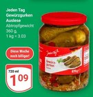 Gewürzgurken Auslese im Angebot bei GLOBUS in Siegen Gewürzgurken Auslese Angebote von Jeden Tag bei GLOBUS Siegen für 1,09 €