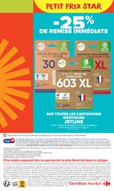 Promos Cartouche D'encre dans le catalogue "100% PETITS PRIX" de Carrefour Market Cartouche D'encre en promo dans le catalogue Carrefour Market à la page 14