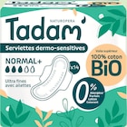 Serviettes hygiéniques dermo-sensitives ultra avec ailettes Normal+ - Tadam - Intermarché Hyper Serviettes hygiéniques dermo-sensitives ultra avec ailettes Normal+ - Tadam à 1,27 € dans le catalogue Intermarché Hyper