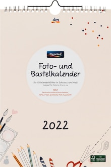 Foto- und Bastelkalender 2022 Hochformat Angebot in Brakel, Westf im aktuellen Prospekt bei dm-drogerie markt in Brakel, Westf
