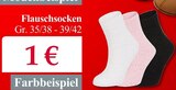Woolworth - Flauschsocken Angebot im Prospekt Flauschsocken bei Woolworth im Prospekt "" für 1,00 €