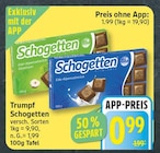Schogetten von Trumpf im aktuellen EDEKA Prospekt