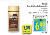 Gold löslicher Bohnenkaffee Original im Angebot bei diska in Hof Gold löslicher Bohnenkaffee Original Angebote von Nescafé bei diska Hof für 6,99 €