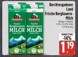 Frische Bergbauern-Milch bei EDEKA im Pullach Prospekt für 1,19 €