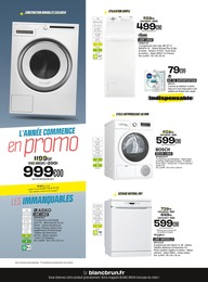 Prix et réduction Tefal dans le prospectus Blanc Brun en cours Offre Tefal dans le catalogue Blanc Brun du moment à la page 4