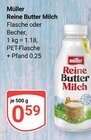 Reine Butter Milch im Angebot bei GLOBUS in Frankenthal Reine Butter Milch Angebote von Müller bei GLOBUS Frankenthal für 0,59 €