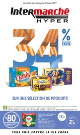 Catalogue Supermarchés Intermarché en cours à Moissac et alentours, "34% EN AVANTAGE CARTE SUR UNE SÉLECTION DE PRODUITS", 32 pages, 05/08/2025 - 17/08/2025