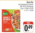 Spaghetti Bolognese bei nah und gut im Prospekt "" für 0,49 €