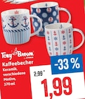 Kaffeebecher im Angebot bei Kaufhaus Stolz in Bremerhaven Kaffeebecher Angebote von Tony Brown bei Kaufhaus Stolz Bremerhaven für 1,99 €
