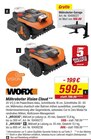 Mähroboter Vision Cloud Angebote von WORX bei toom Baumarkt Reutlingen für 599,00 €