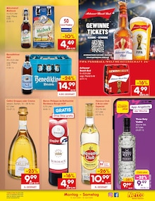 Vodka im Netto Marken-Discount Prospekt "Aktuelle Angebote" mit 67 Seiten (Mannheim)