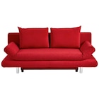 SCHLAFSOFA Armteil verstellbar Sorini Mikrofaser Rot inkl. Armteilverstellung, Rücken echt, Schlaffunktion, Rückenkissen von Xora für 429,00 € bei XXXLutz Möbelhäuser im Angebot SCHLAFSOFA Armteil verstellbar Sorini Mikrofaser Rot inkl. Armteilverstellung, Rücken echt, Schlaffunktion, Rückenkissen von Xora im aktuellen XXXLutz Möbelhäuser Prospekt