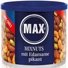 Mixnuts oder Cashew Peanut-Mix im Angebot bei REWE in Bensheim Mixnuts oder Cashew Peanut-Mix Angebote von Max bei REWE Bensheim für 2,99 €
