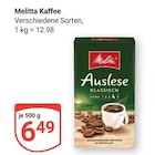 Kaffee Auslese Klassisch Angebote von Melitta bei GLOBUS Pulheim für 6,49 €