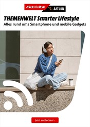 Aktueller MediaMarkt Saturn Prospekt mit Smartphone, "THEMENWELT Smarter Lifestyle", Seite 1
