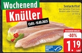 Seelachsfilet Angebote von ZERTIFIZIERTE NACHHALTIGE FISCHEREI MSC bei E center Mönchengladbach für 1,19 €