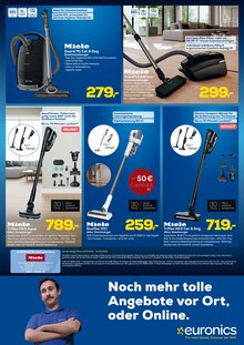 Staubsauger im EURONICS Prospekt "GENAU RICHTIG. MIELE MACHT'S EINFACH BESSER." mit 4 Seiten (Düsseldorf)