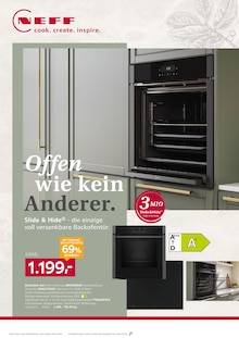 Backofen im XXXLutz Möbelhäuser Prospekt "NR.1 BEI KÜCHEN" mit 20 Seiten (Erlangen)