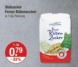 Feiner Rübenzucker von Südzucker im aktuellen V-Markt Prospekt für 0,79 €