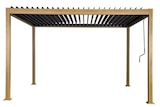 Pergola à lames orientables aluminium gris anthracite avec manivelle 4 x 3 m à Brico Dépôt dans Saint-Pantaléon-de-Larche Pergola à lames orientables aluminium gris anthracite avec manivelle 4 x 3 m à Brico Dépôt dans Saint-Pantaléon-de-Larche