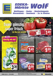 Aktueller EDEKA Supermärkte Prospekt für Ibbenbüren 02.10.2023 - 07.10.2023 EDEKA Prospekt für Ibbenbüren mit 24 Seiten