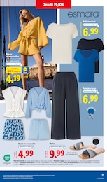 Prix et réduction Pantalon dans le prospectus Lidl en cours Offre Pantalon dans le catalogue Lidl du moment à la page 37