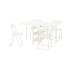 Tisch und 4 Stühle Klapptisch weiß/klappbar weiß Angebote von VIHALS / VIHALS bei IKEA Neubrandenburg für 198,96 €