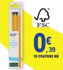 Promo Crayons HB à 0,39 € dans le catalogue E.Leclerc à Clichy-sous-Bois