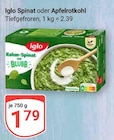 Aktuelles Spinat Angebot bei GLOBUS in Siegen (Universitätsstadt) ab 1,79 €