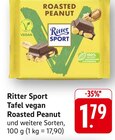 Tafel vegan Roasted Peanut im Angebot bei E center in Neustadt Tafel vegan Roasted Peanut Angebote von Ritter Sport bei E center Neustadt für 1,79 €