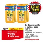 Promo Gel douche vanille et huile de coco à 7,25 € dans le catalogue Cora à Chailles